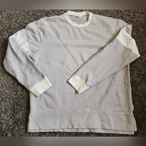 Adriano Goldschmied Hydro Ivory Color Block Pullover Sweater S